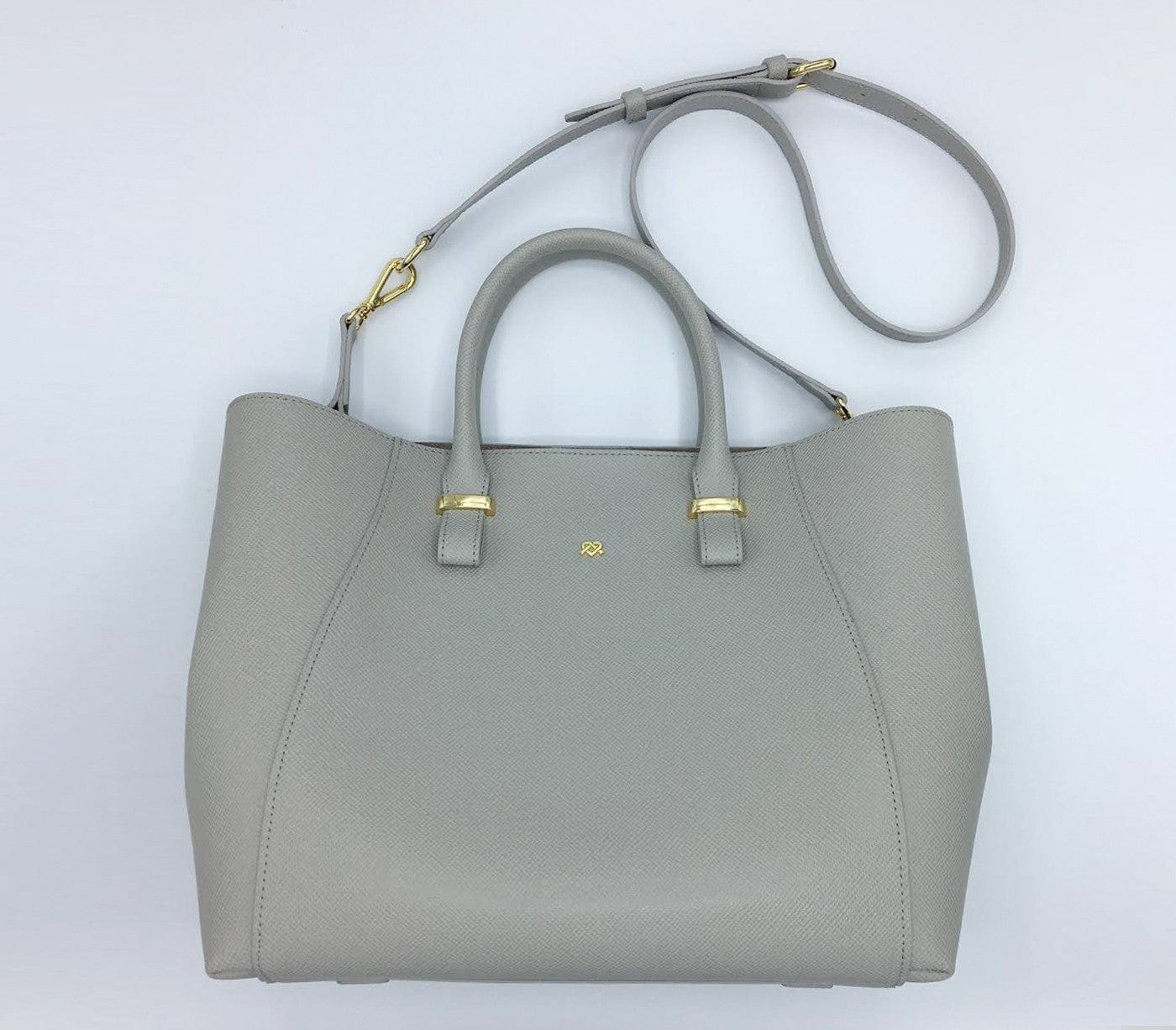Jane Vegan Leather Handbag for Women - Stylish Grey Crossbody Purse | Perfect for Work, Travel & Everyday Use
