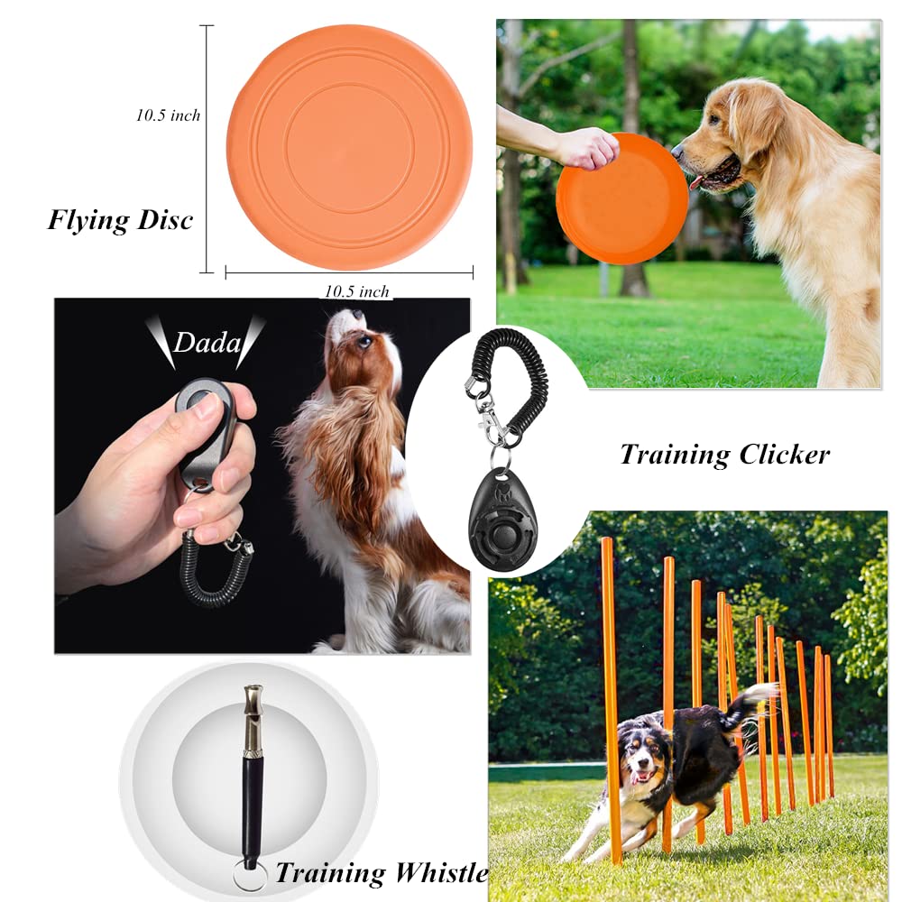 Premium Dog Agility Training Equipment Set - Complete Backyard Obstacle Course Kit with 2 Adjustable Jumps, Hurdle, Blind Tunnel, Standard Tunnel & Weave Poles for Indoor/Outdoor Dog Training & Play - Perfect for Backyard Fun, Dog Sports & Professional Agility Training
