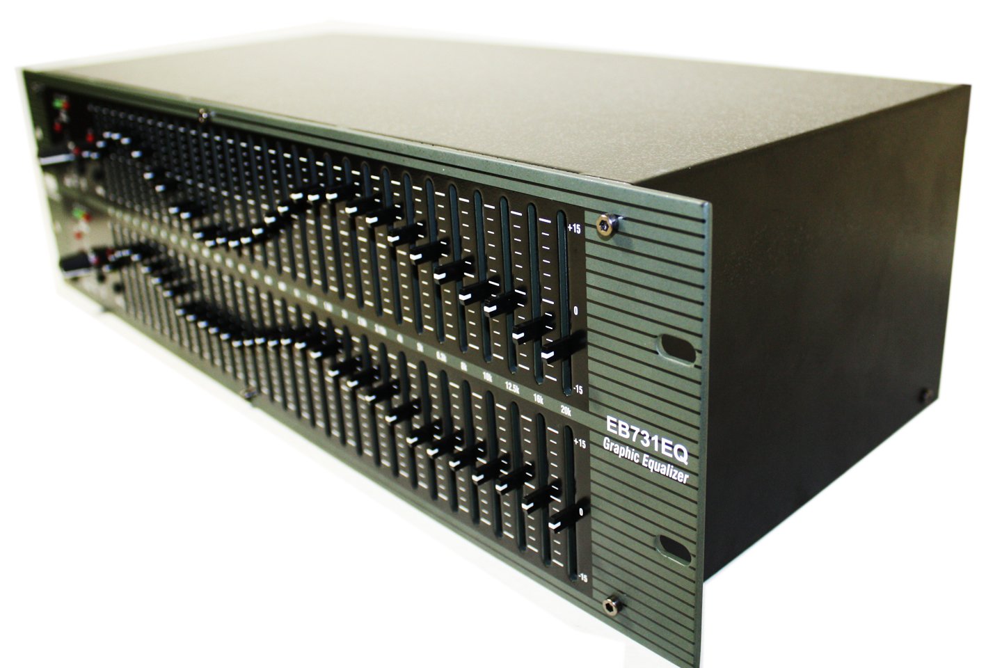 EMB Professional 7-Band Graphic Equalizer & Limiter EB731EQ for Live Sound, Studio Recording & DJ Mixing