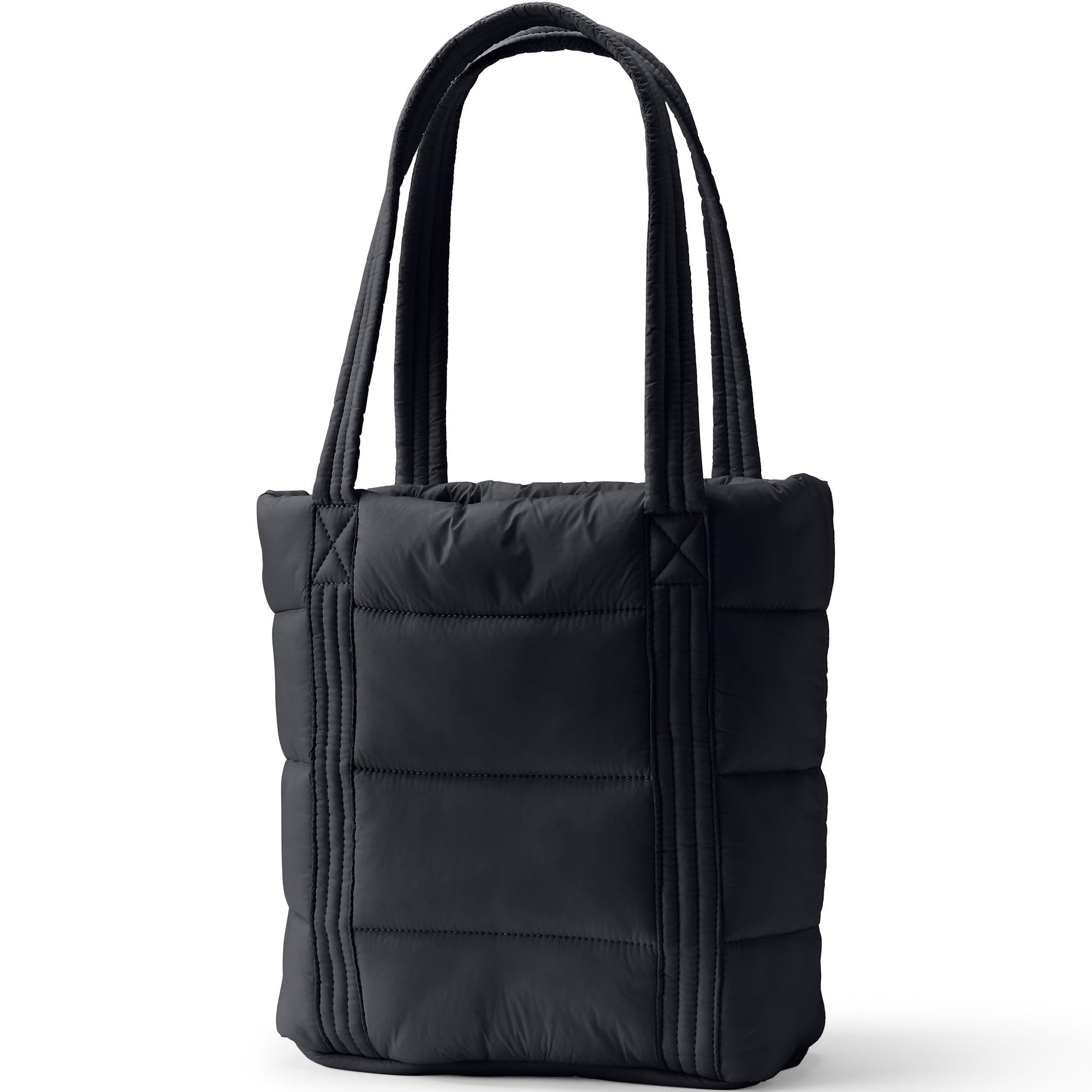 Lands' End Wanderweight Ultralight Packable Tote Bag - Waterproof Travel Tote for Women & Men - Perfect for Shopping, Beach, Gym & Everyday Use