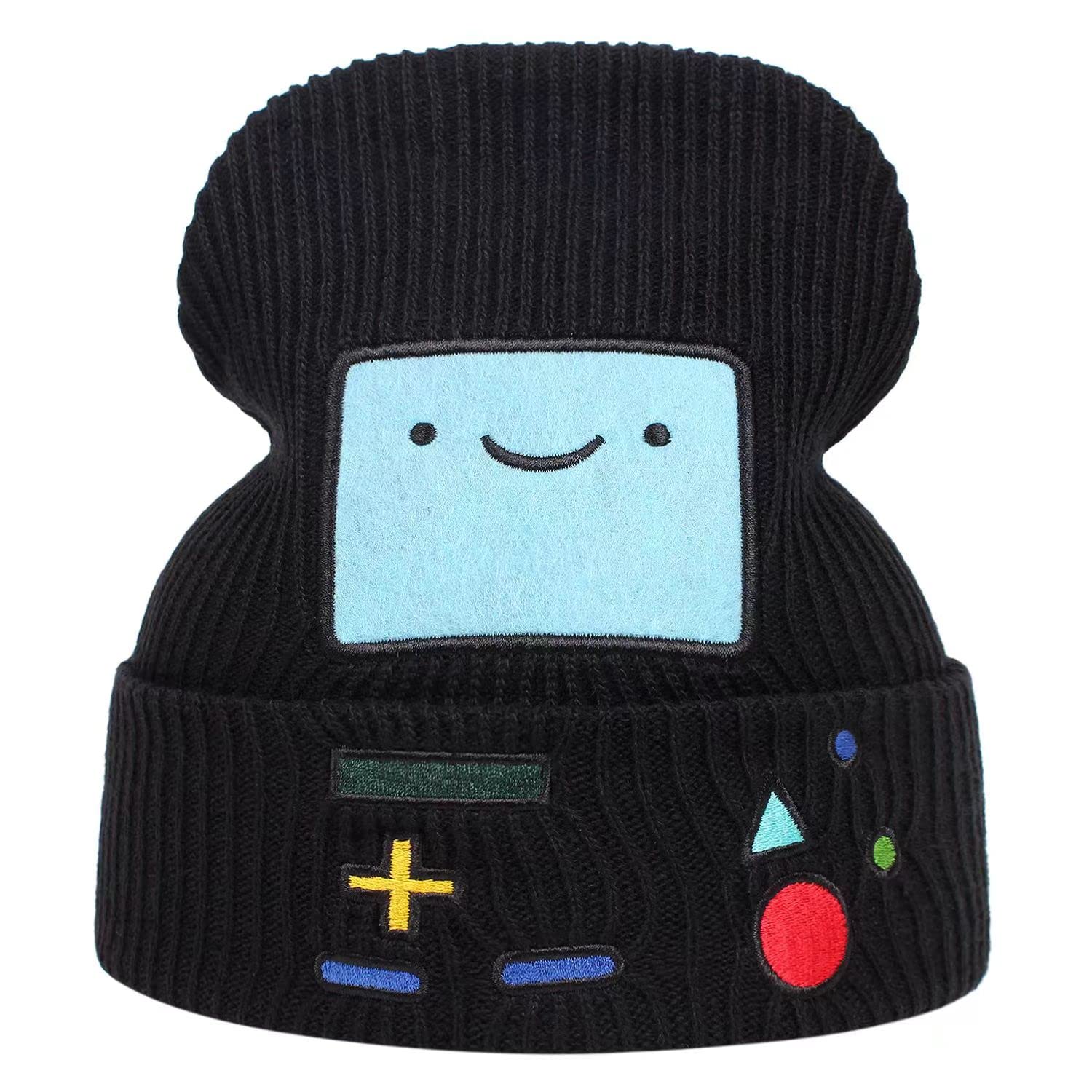 Adventure Time Anime Beanie Hats for Men & Women - Cartoon Character Winter Knit Hat - Warm Unisex Beanie for Outdoor Activities, Cosplay, and Casual Wear