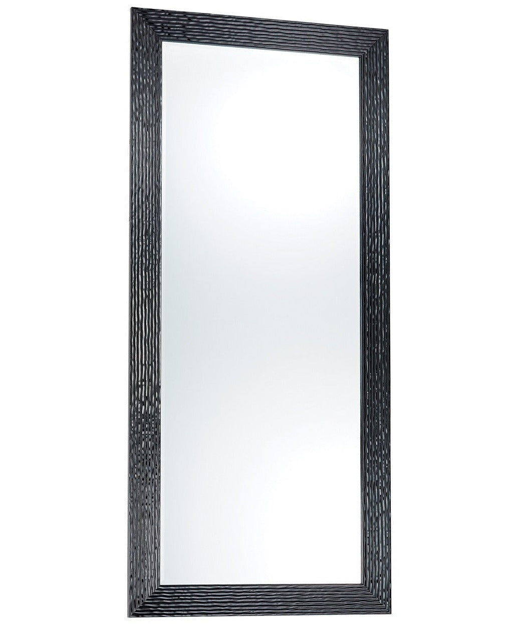 PIBBS WAVE SALON MIRROR - Professional Salon Wall Mirror with LED Lights for Hairstylists & Barbers - Perfect for Salon, Home Styling & Makeup Vanity