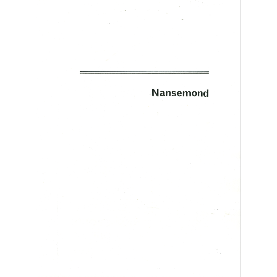 1815 Nansemond County Virginia Tax List - Historical Genealogy Records for Ancestry Research & Family History Documentation