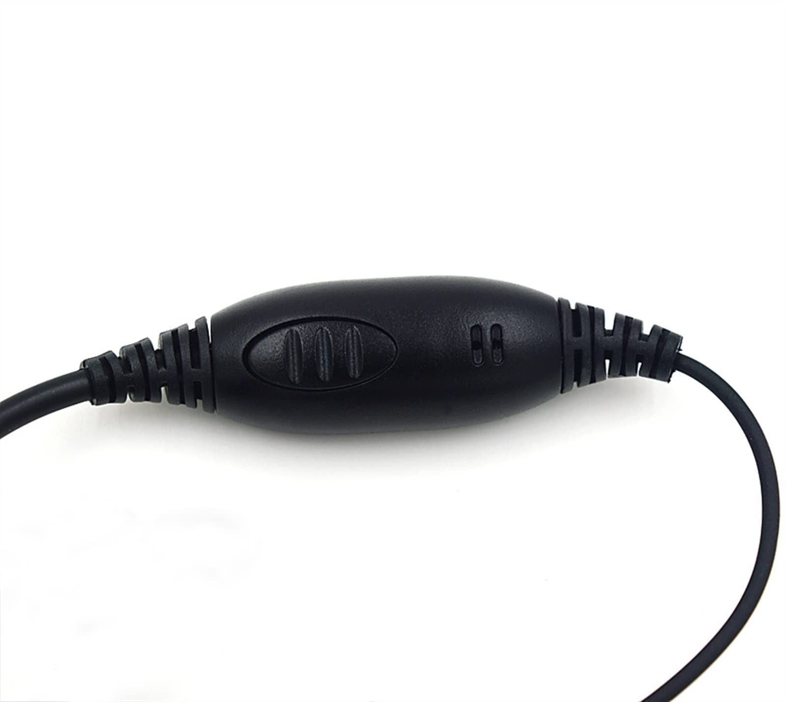 BMINO Police Receiver PTT Headset Microphone - Two-Way Radio Walkie Talkie Headset Compatible with Motorola - Ideal for Security, Construction & Emergency Communication