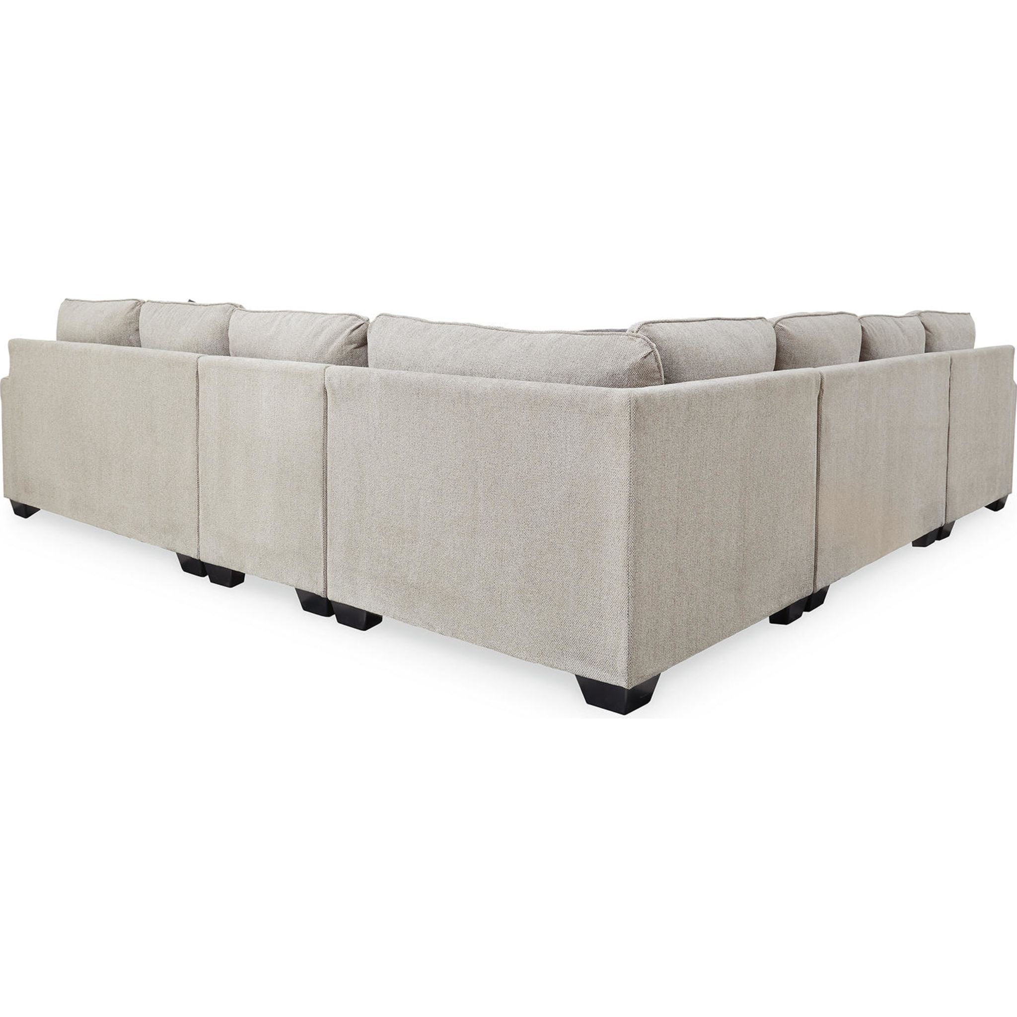 Ardsley 5-Piece Sectional Sofa with Chaise Lounge - Modern L-Shaped Couch Set for Living Room, Family Room & Home Theater - Soft Fabric Upholstery & Comfortable Seating