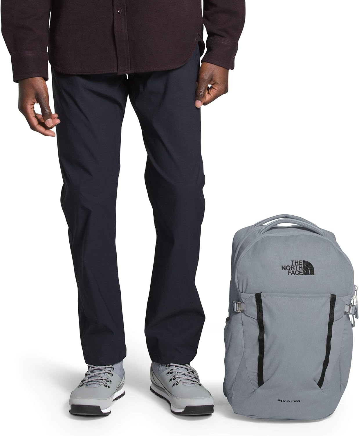 The North Face Pivoter Backpack - Lightweight Hiking Daypack for Men & Women, Water-Resistant Laptop Backpack for Travel, School & Outdoor Adventures