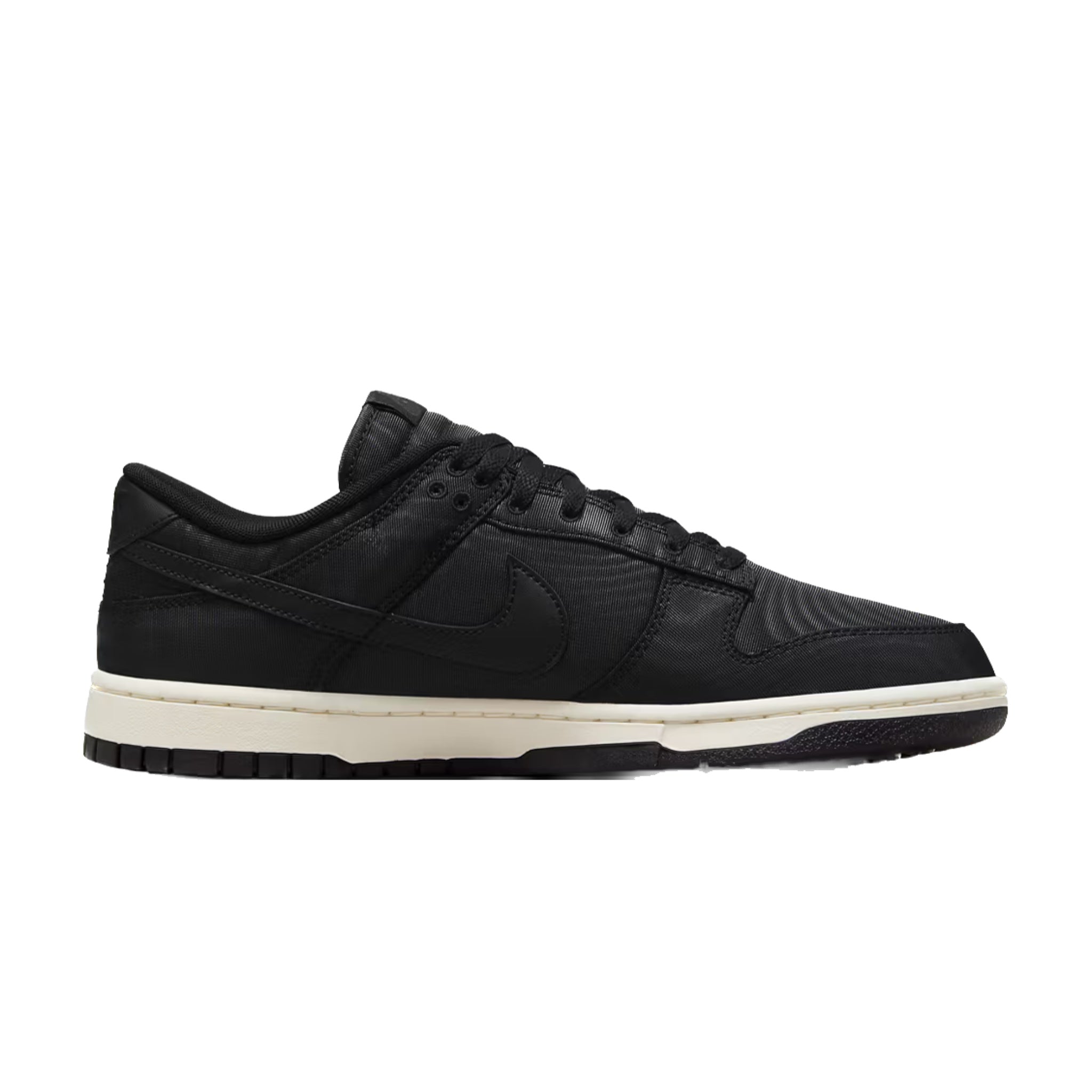 Nike Dunk Low Black Canvas Black Sail Black Sneakers - Men's & Women's Casual Shoes for Streetwear & Everyday Comfort