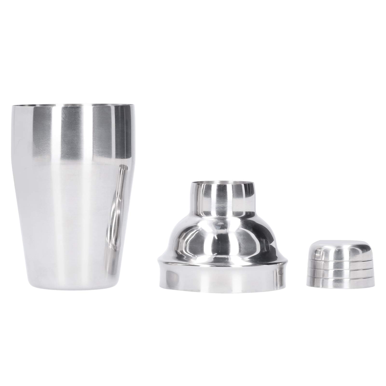 Premium 350ml Stainless Steel Cocktail Shaker - 3-Stage Bar Mixer with Food-Grade Safe Design for Bartenders & Home Use | Perfect for Mojitos, Martinis & Whiskey Sours