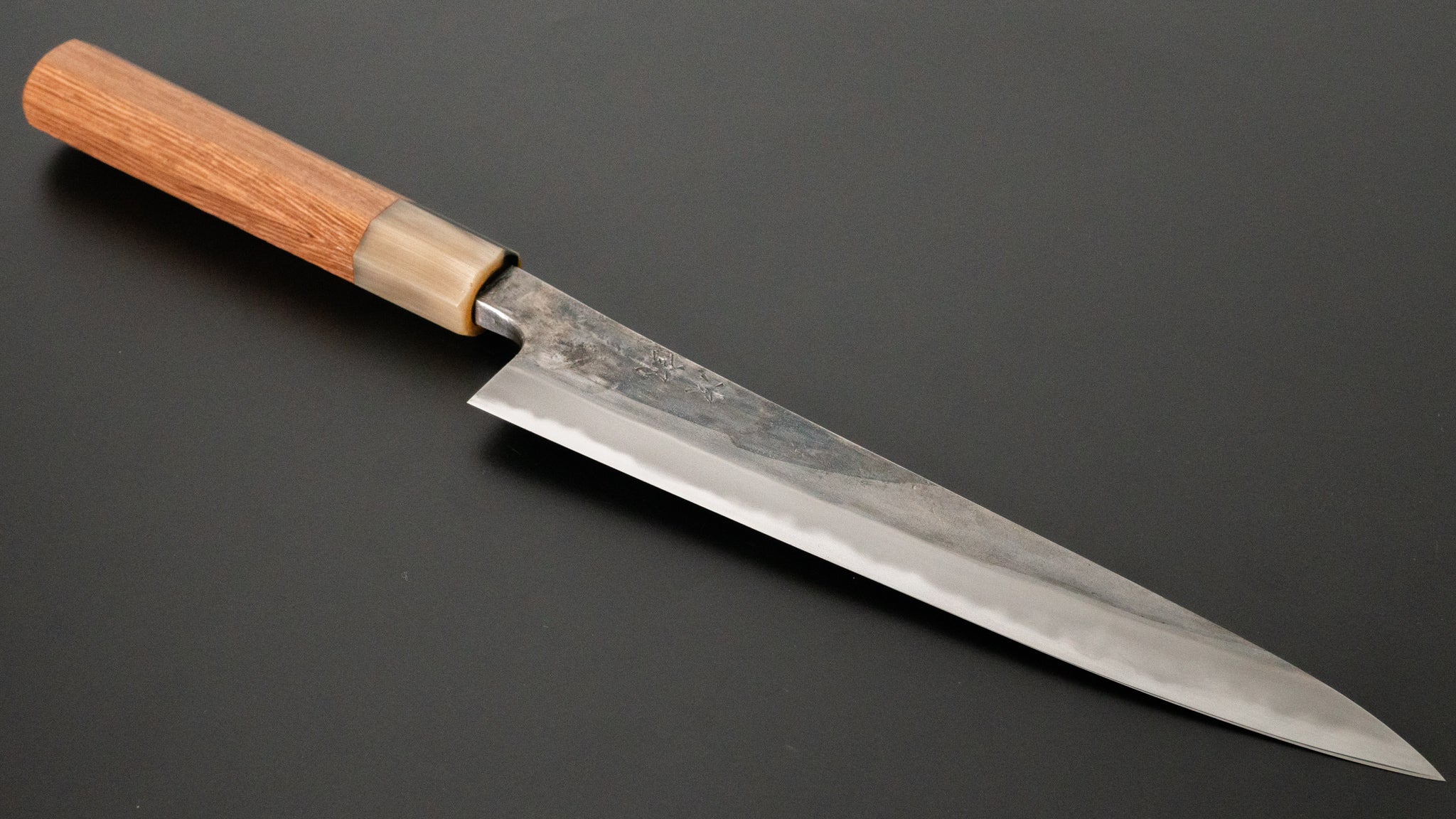 Premium Jiro Tsuchime Wa Sujihiki 210mm Japanese Chef Knife with Taihei Tagayasan Handle (#416) - Perfect for Sushi, Sashimi & Precision Meat Slicing