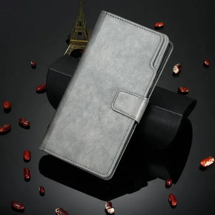 Samsung Galaxy S24 Plus Flip Wallet Case - Genuine Leather Book Style Cover with Card Slots & Stand Function for Daily Use & Travel
