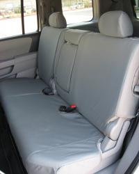 Premium Durafit Custom Seat Covers for 2009-2011 Honda Pilot EX/EX-L/LX/Touring - 3 Row Full Set in Graphite Twill Fabric - Perfect Fit Car Seat Protectors for Family Road Trips & Daily Commutes