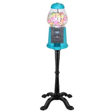 Gumball Dreams Classic 15-Inch Gumball Machine & Candy Dispenser - Turquoise Blue | Perfect for Home, Office, Party Decor & Vintage Candy Shop Display