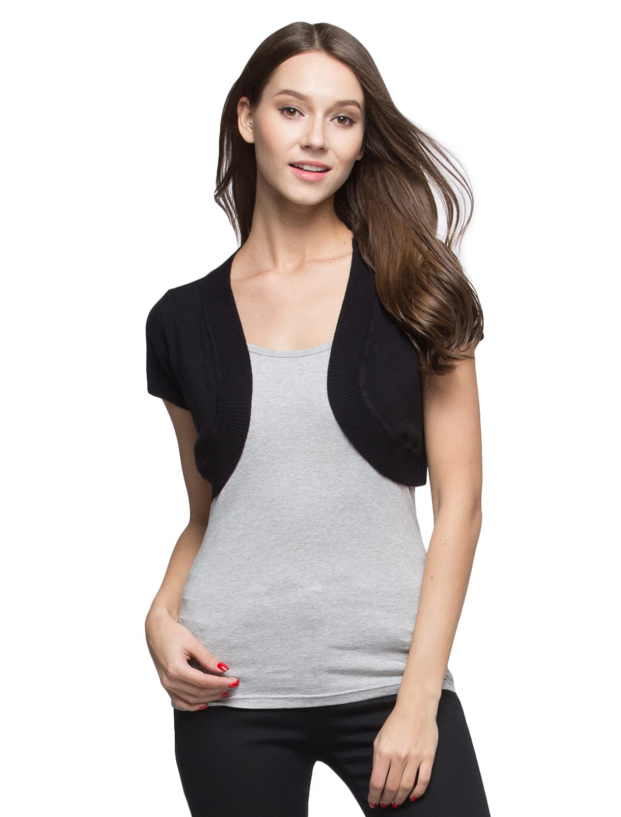 Trendy Short Sleeve Open Front Cardigan for Women - Lightweight Summer Cover Up - Perfect for Beach, Office, and Casual Outfits
