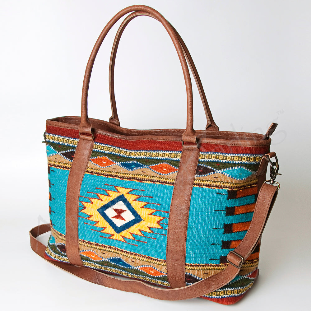 American Darling ADBG715 Genuine Leather Western Tote Handbag for Women - Perfect for Cowgirl Style, Rodeo Events & Everyday Use