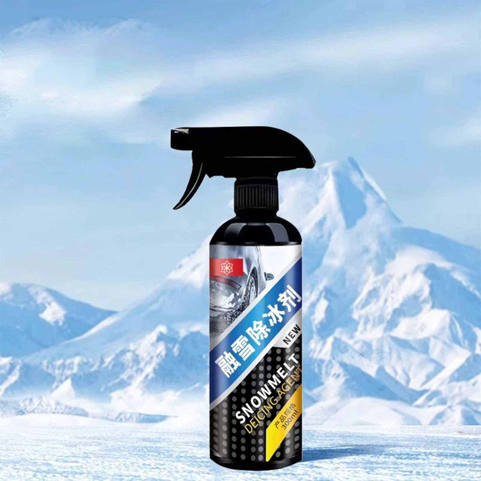 300ML Car Windshield Deicer Spray - Fast-Acting Windshield Defroster & De-Icing Solution for Winter - Essential for Snow, Ice Removal & Safe Driving in Cold Weather