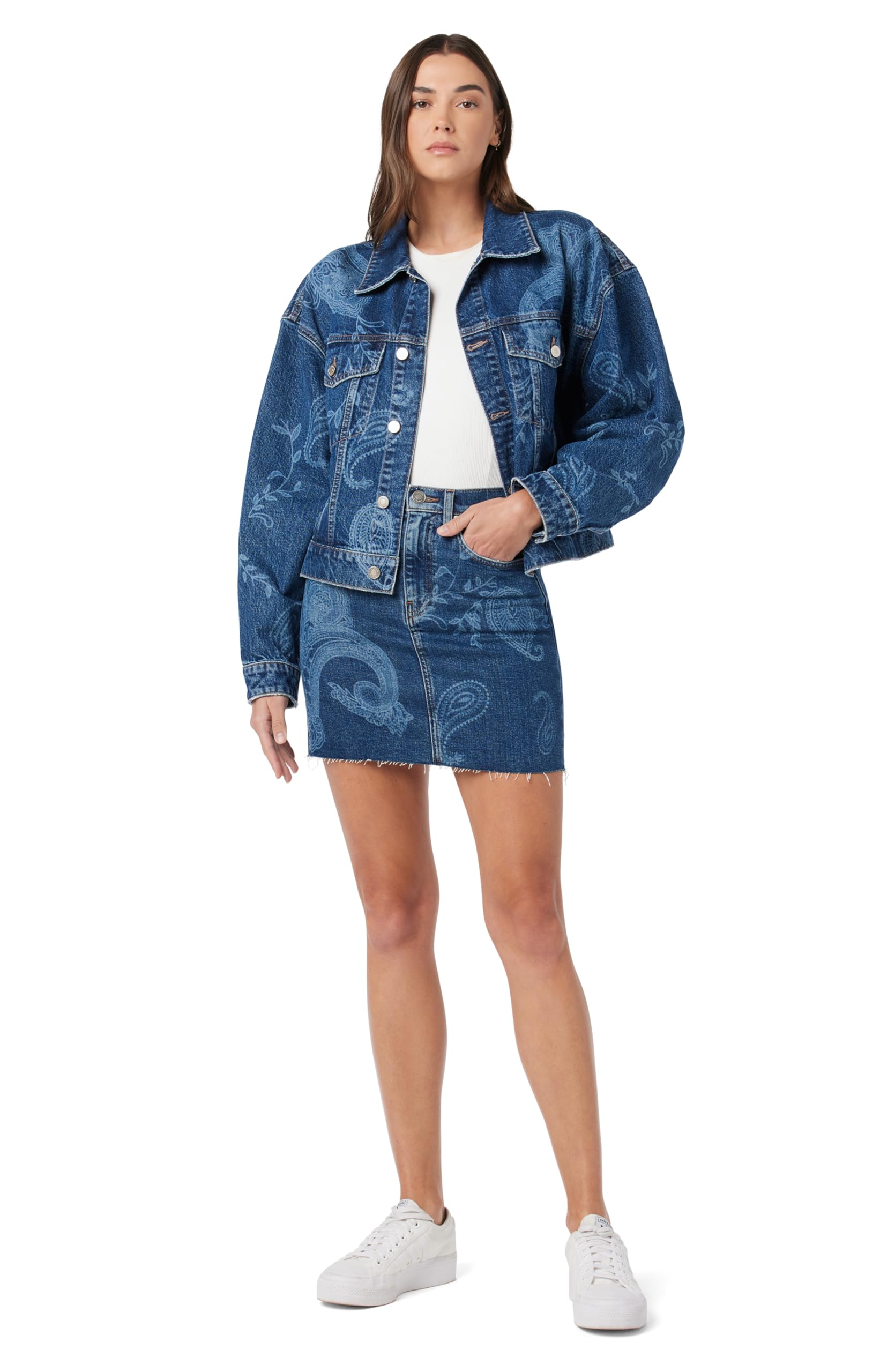 HUDSON Women's Viper Mini Skirt - Stretchy Denim High Waist Short Skirt for Women | Perfect for Casual Outfits, Night Out & Summer Fashion