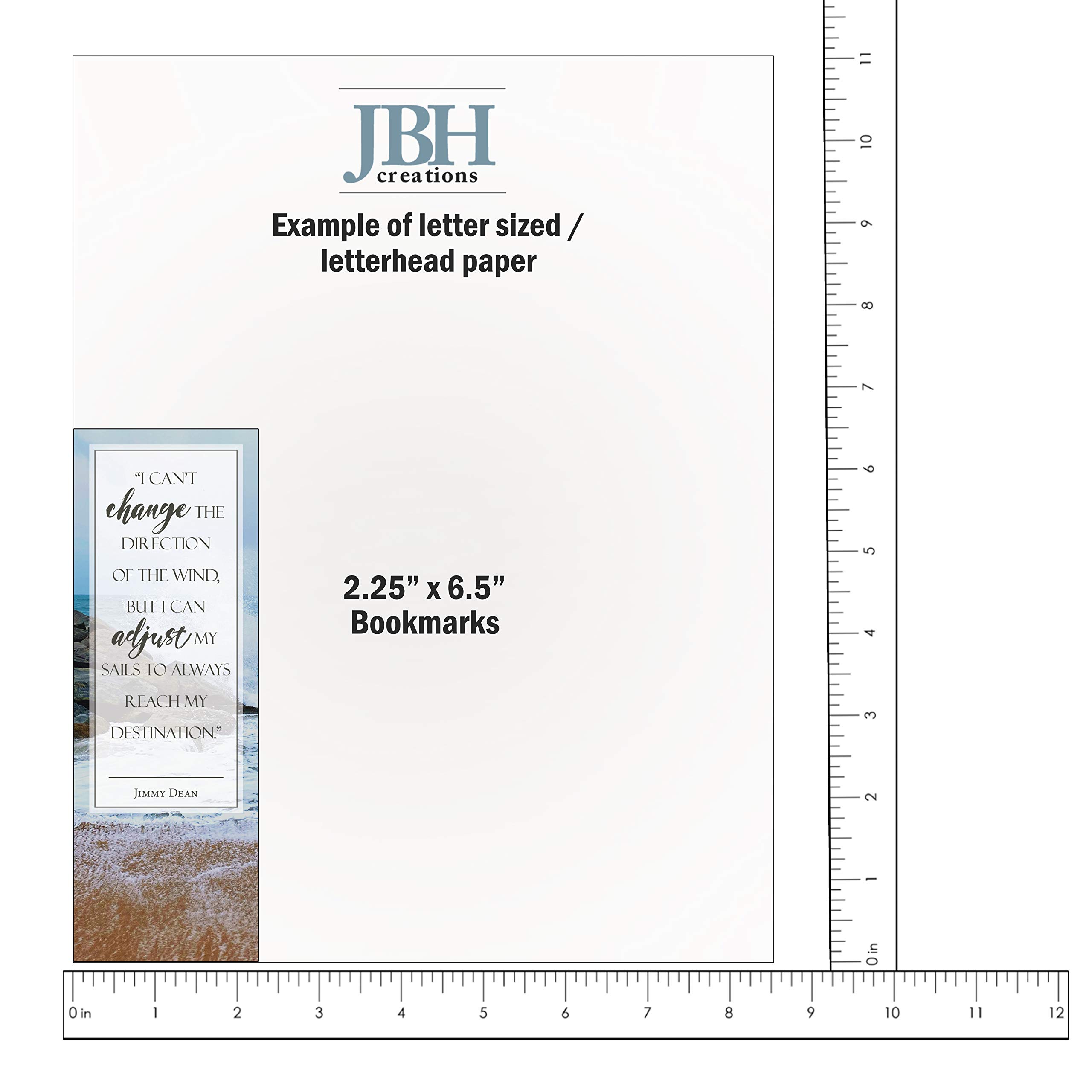 48 Pack Inspirational Nature Bookmarks with Motivational Quotes - Perfect for Book Lovers, Students & Teachers - Ideal for Reading, Gifts & Classroom Rewards