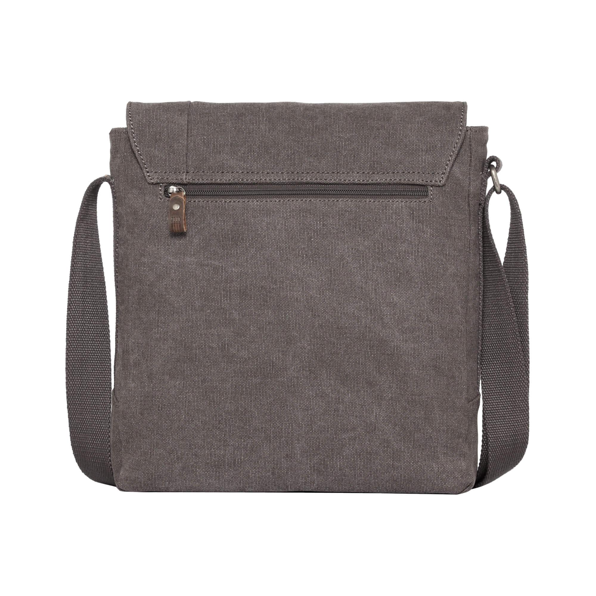 TRP0219 Troop London Classic Canvas Crossbody Bag - Stylish & Durable Unisex Messenger Bag for Travel, Work & Everyday Use