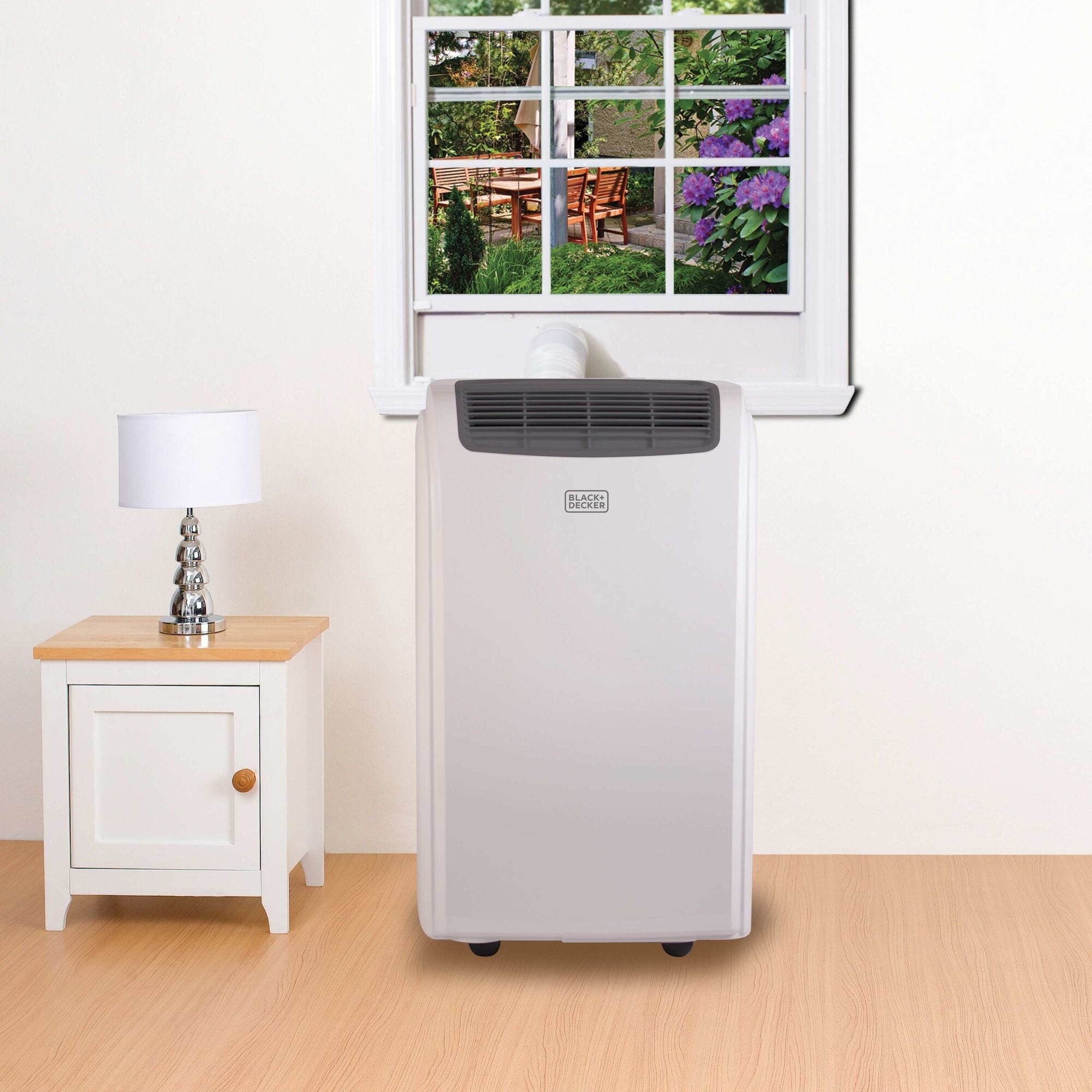 5,950 BTU (12,000 BTU ASHRAE) Portable Air Conditioner with Remote Control - Compact Cooling for Bedrooms, Offices & Small Spaces