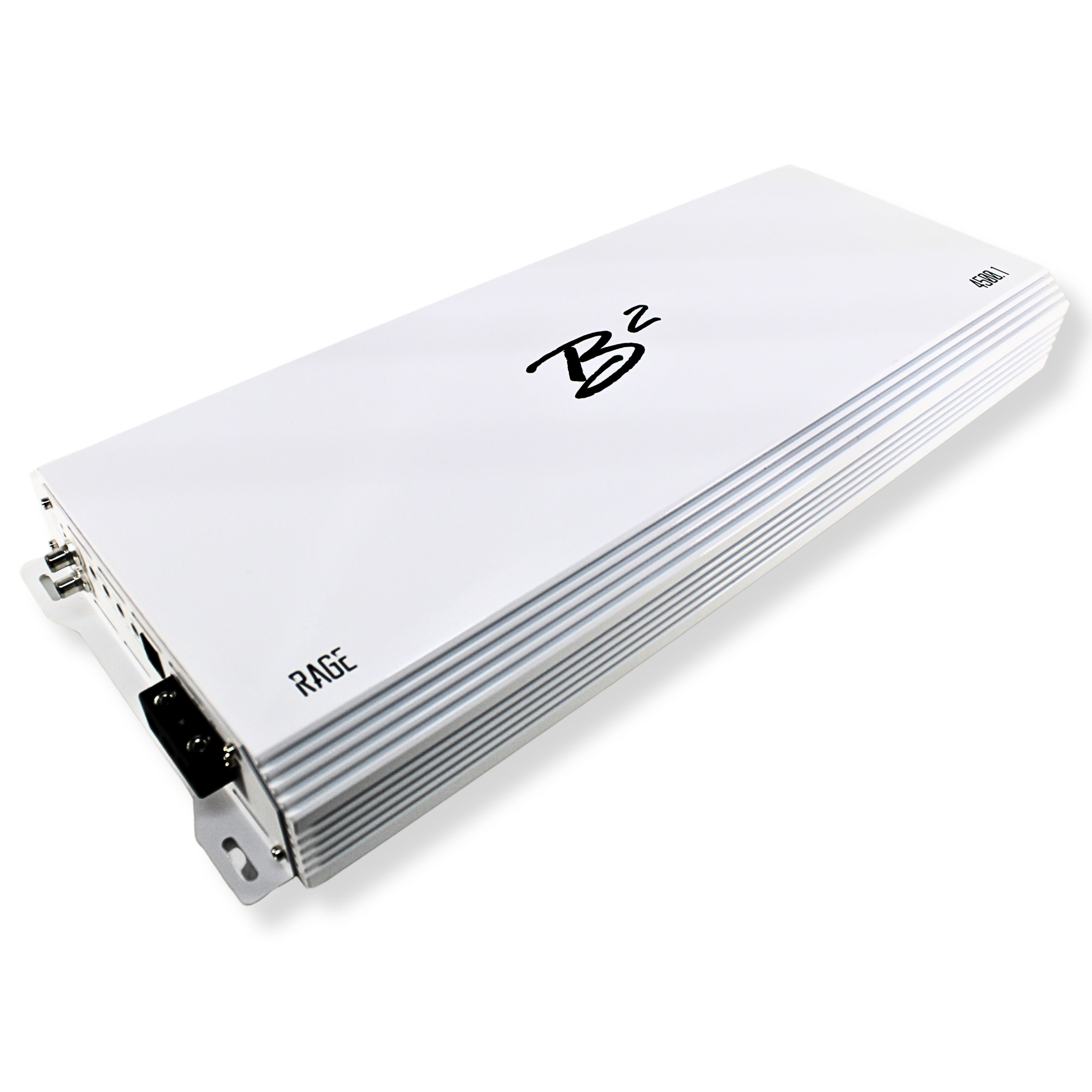 B2 Audio RAGE 4500 4.5K Watt 1 Ohm Monoblock Class D Half Bridge Car Amplifier - Powerful Bass Boost for Car Audio Systems & Subwoofers