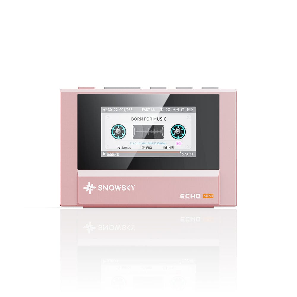 FiiO SNOWSKY Echo Mini Portable HiFi MP3 Music Player with Bluetooth 5.0 - Perfect for Travel, Gym & Outdoor Activities