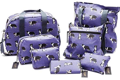 Border Collie Deep Sided Cosmetic Makeup Bag for Dog Lovers - Perfect Gift for Sheepdog Enthusiasts (Matching Accessories Available) | Great for Travel, Gym & Everyday Use