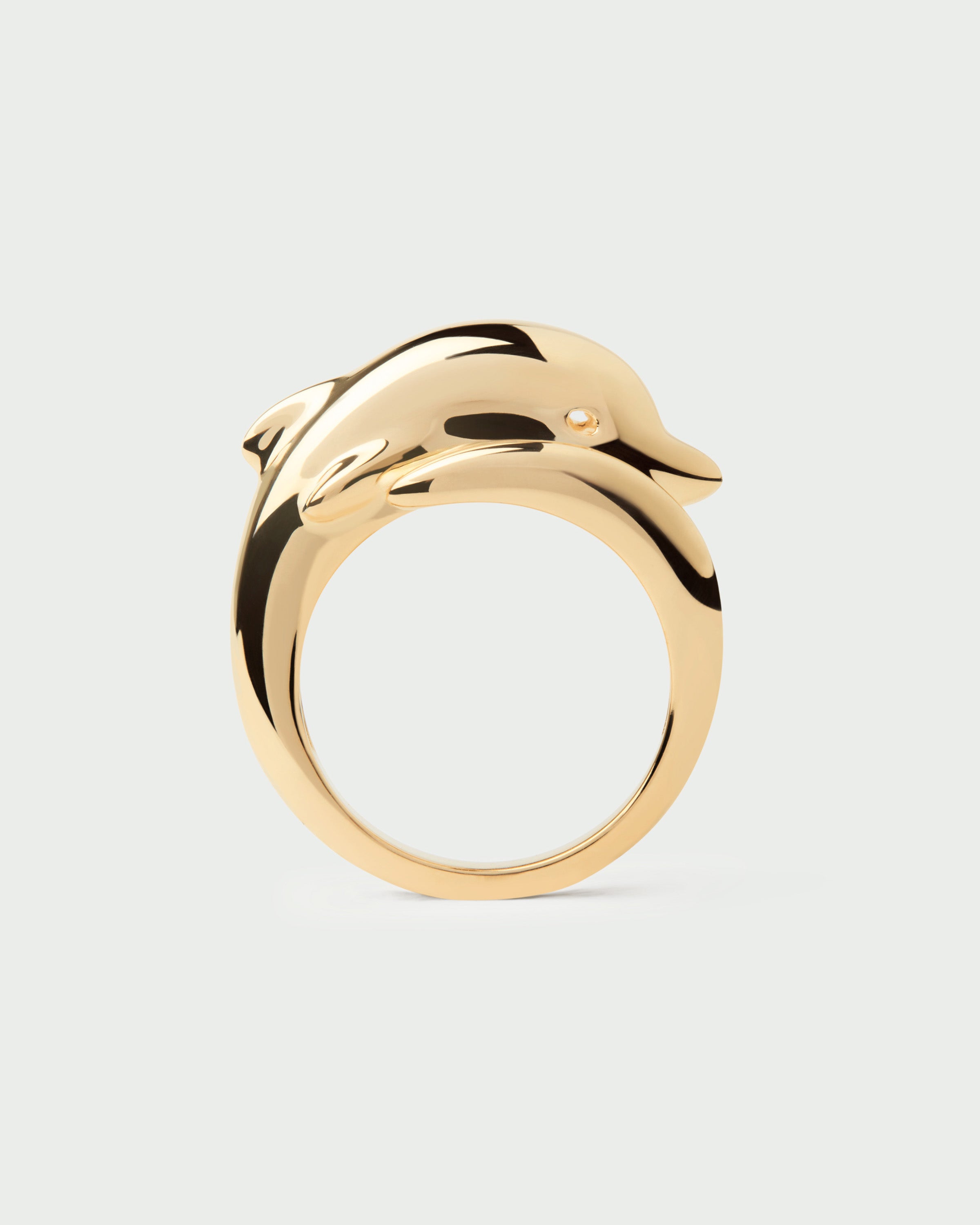 Dolphin Ring - Sterling Silver Dolphin Jewelry for Women - Perfect Gift for Beach Lovers, Ocean-Themed Parties & Everyday Wear