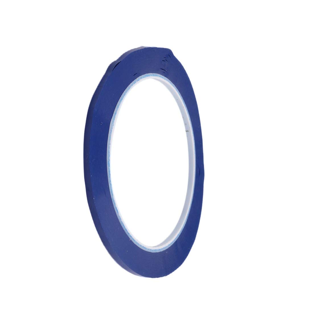 New Lon0167 4mm Width 66m Length Waterproof Blue Single Sided Adhesive Marking Tape - Durable & Reliable for Office, Home, and Industrial Organization