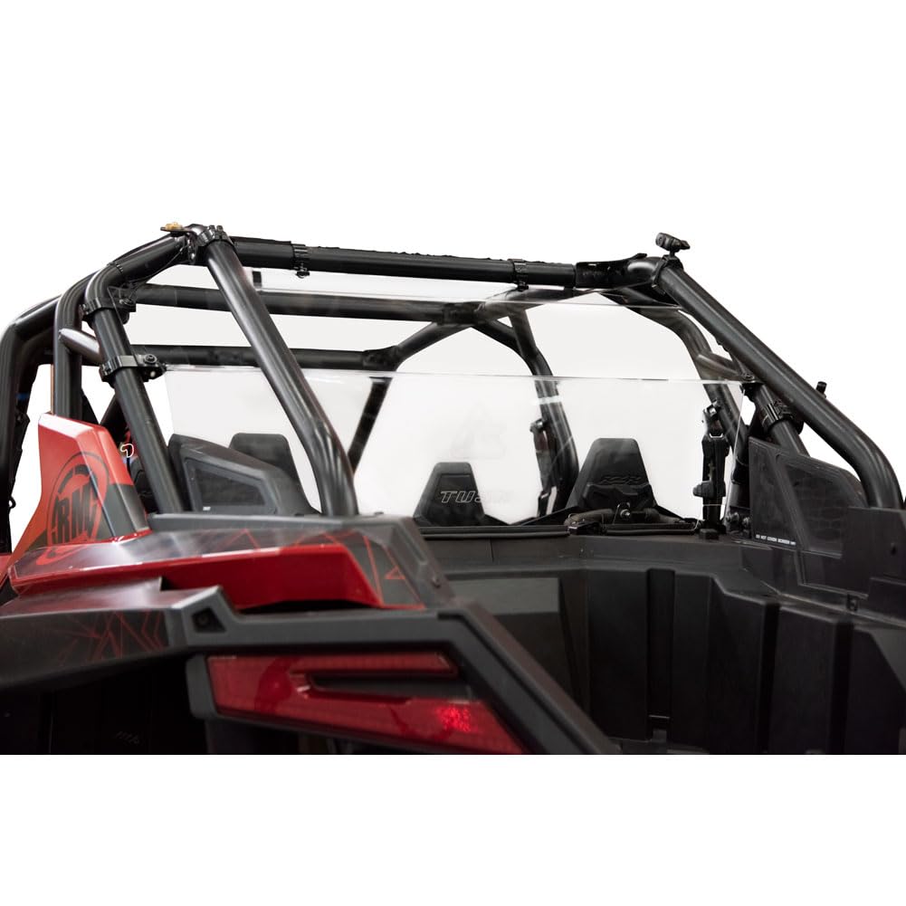 Scratch-Resistant Tusk UTV Polycarbonate Rear Window for Polaris RZR Pro XP 4 Sport (2020-2022 Models) - Durable Clear View for Off-Road Adventures & Trail Riding