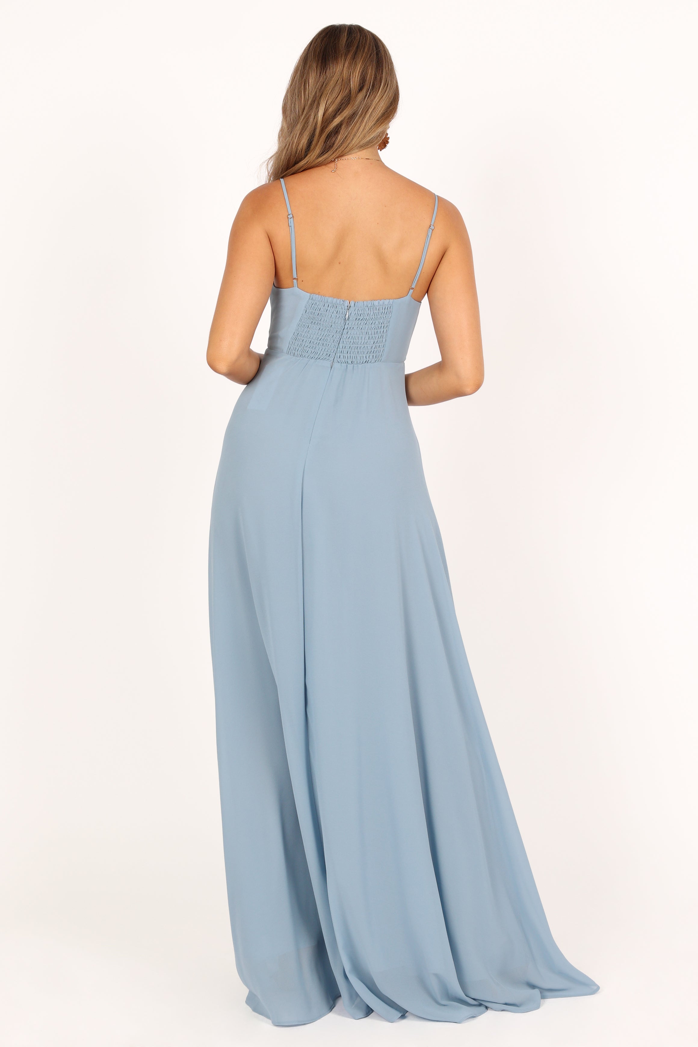 Flourish Maxi Dress for Women - Elegant Blue Long Summer Dress for Beach, Vacation & Casual Wear | Flowy Boho Style