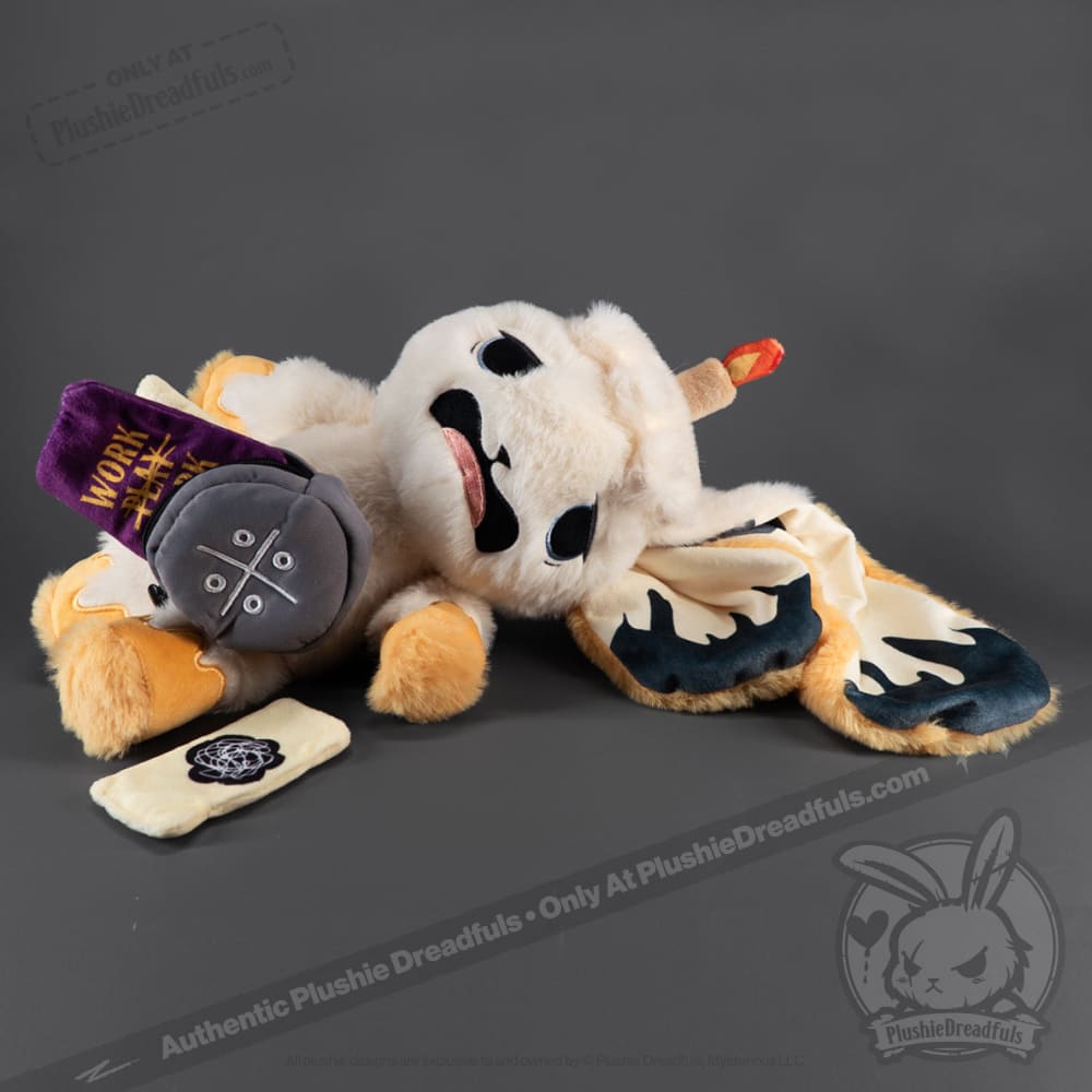 Plushie Dreadfuls Burnout Rabbit - Soft Stuffed Animal Toy for Stress Relief, Anxiety Comfort & Emotional Support | Perfect for Therapy, Bedroom Decor & Gift Giving