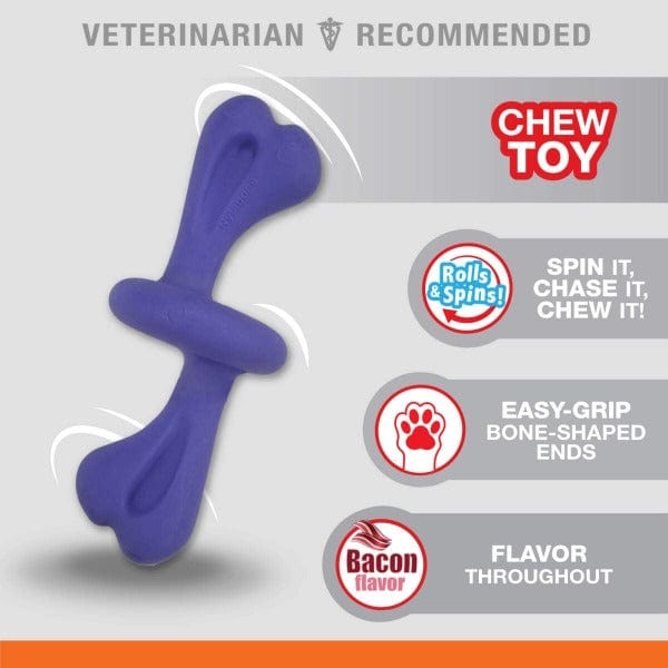 Nylabone Power Chew Rolling Dog Toy - Durable Chew Toy for Aggressive Chewers - Perfect for Large Dogs, Puppy Teething & Playtime