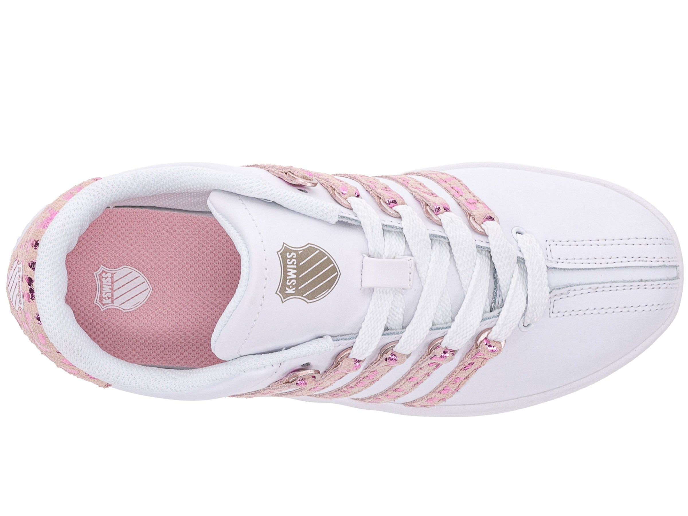 Classic VN Sneakers for Women - White, Pink, Cheetah & Rose Gold Color Options | Comfortable Casual Shoes for Walking, Gym & Everyday Wear