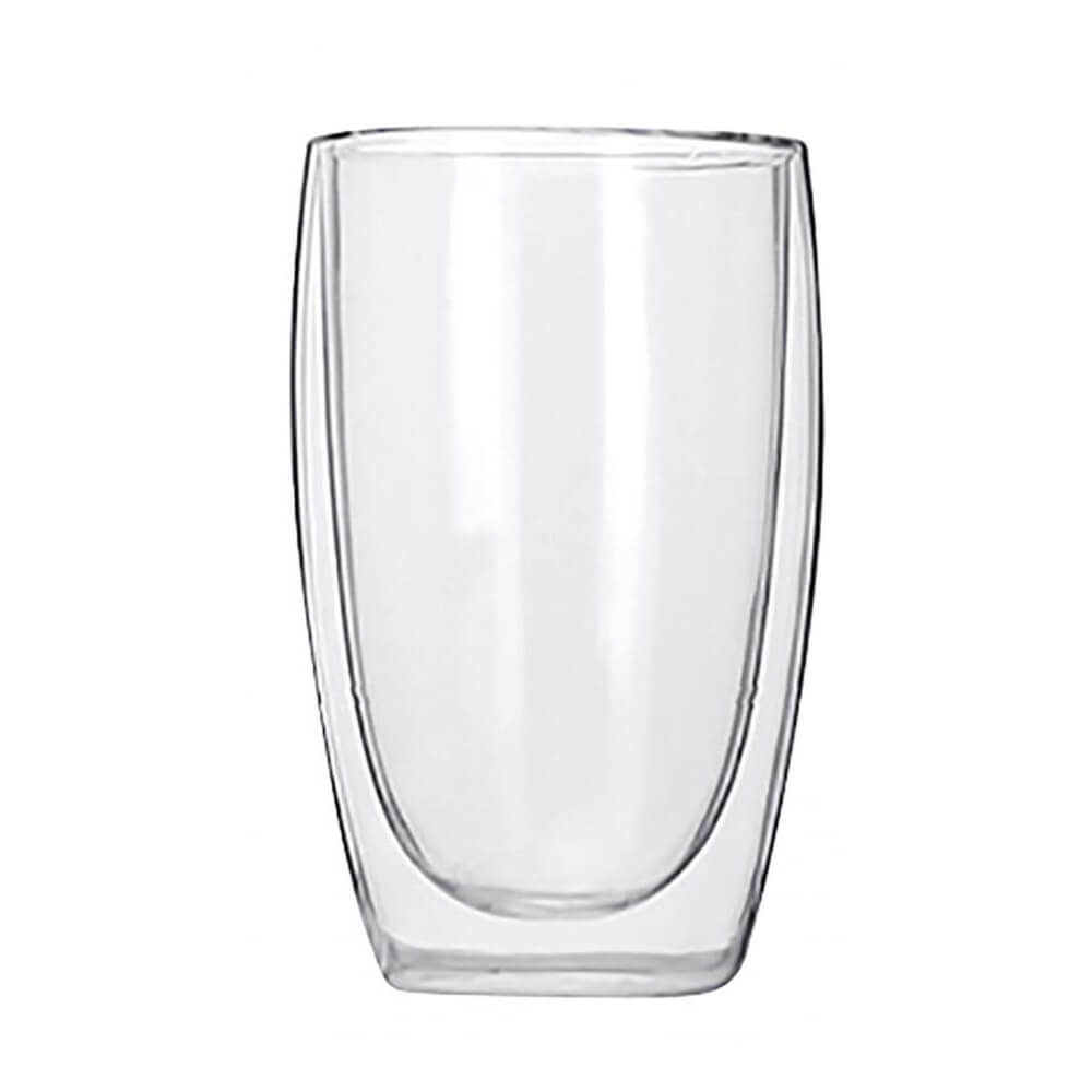 Isadore Double Wall Insulated Glass Coffee Tumbler - 16oz Leak-Proof Travel Mug for Hot & Cold Drinks - Perfect for Office, Commuting, and Outdoor Adventures