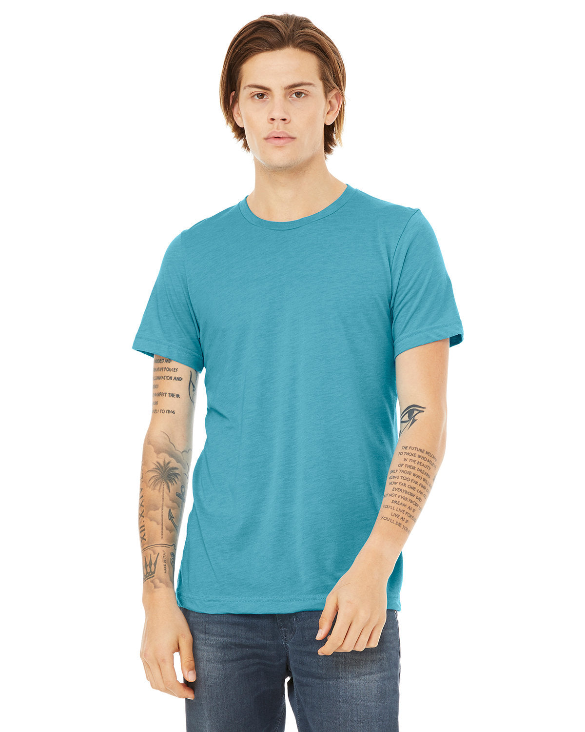 Bella + Canvas 3413C Unisex Triblend T-Shirt - Soft Comfortable Tri-Blend Fabric for Men & Women - Perfect for Casual Wear, Screen Printing & Everyday Outfits