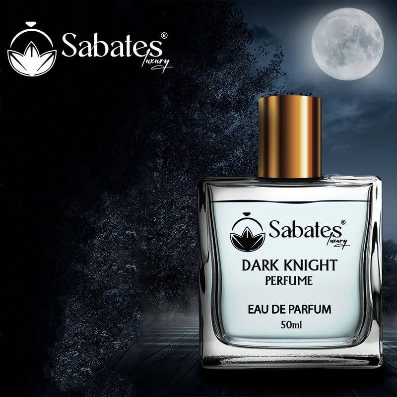 Dark Knight Men's Cologne - Long Lasting Luxury Perfume for Men, 50ml | Aromatic Masculine Fragrance Blend | Perfect for Date Nights, Office & Special Occasions