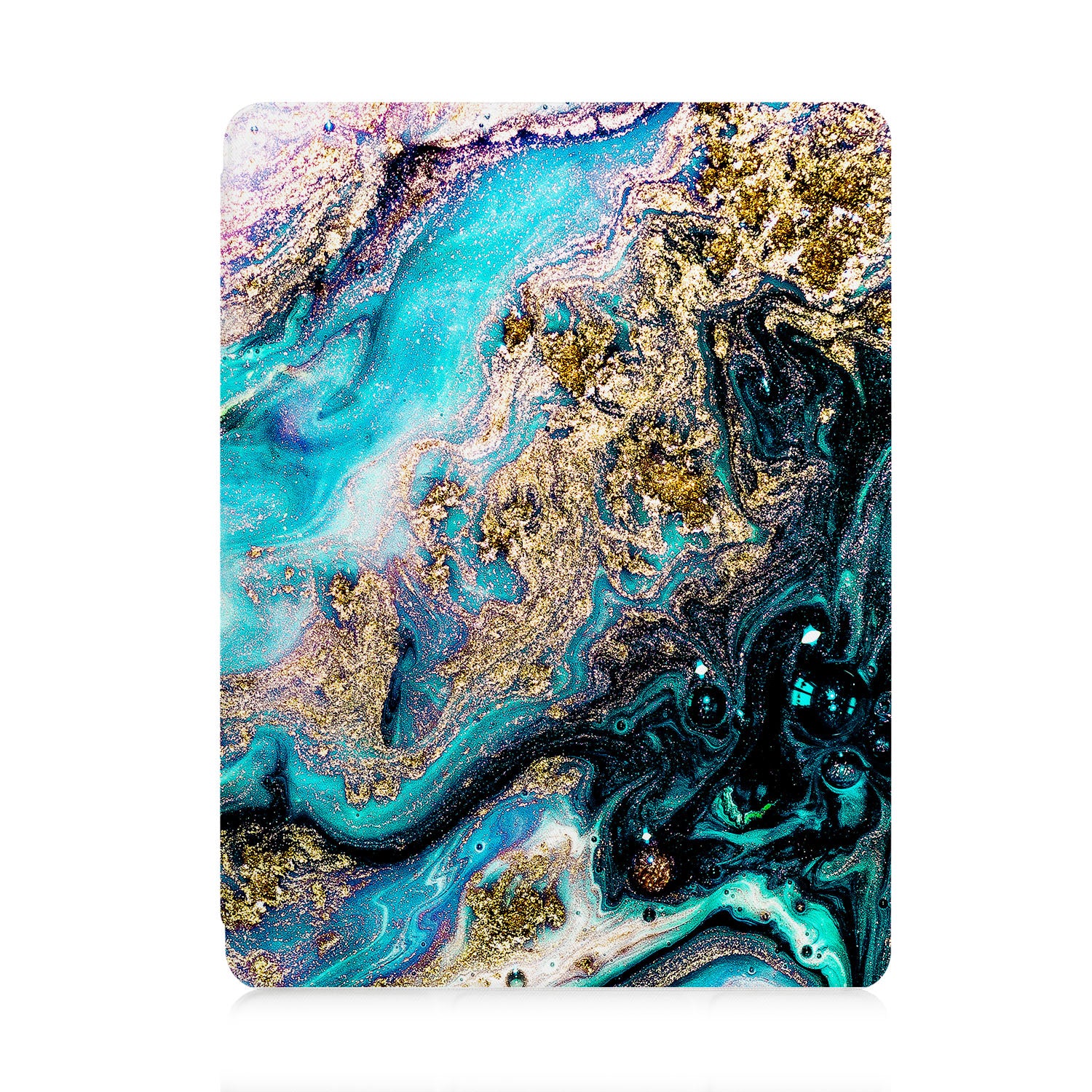 Premium Marble Gold iPad Trifold Case - Slim Protective Cover for iPad Air/Pro with Auto Sleep/Wake | Perfect for Work, Travel & Home Use