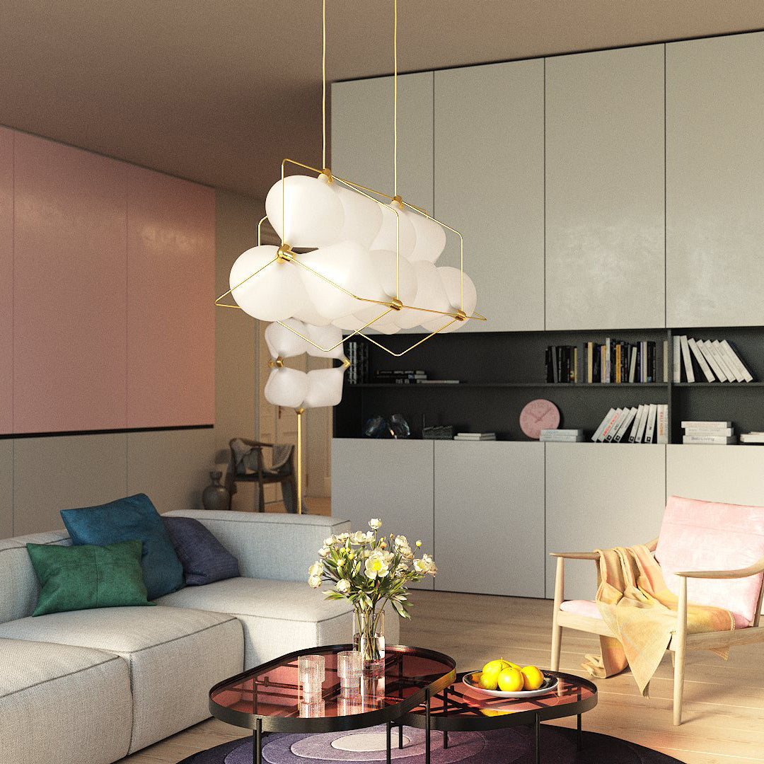 Stylish Clover Pendant Lamp - Modern 4-Leaf Clover Design Ceiling Light Fixture for Kitchen Island, Dining Room & Bedroom Decor
