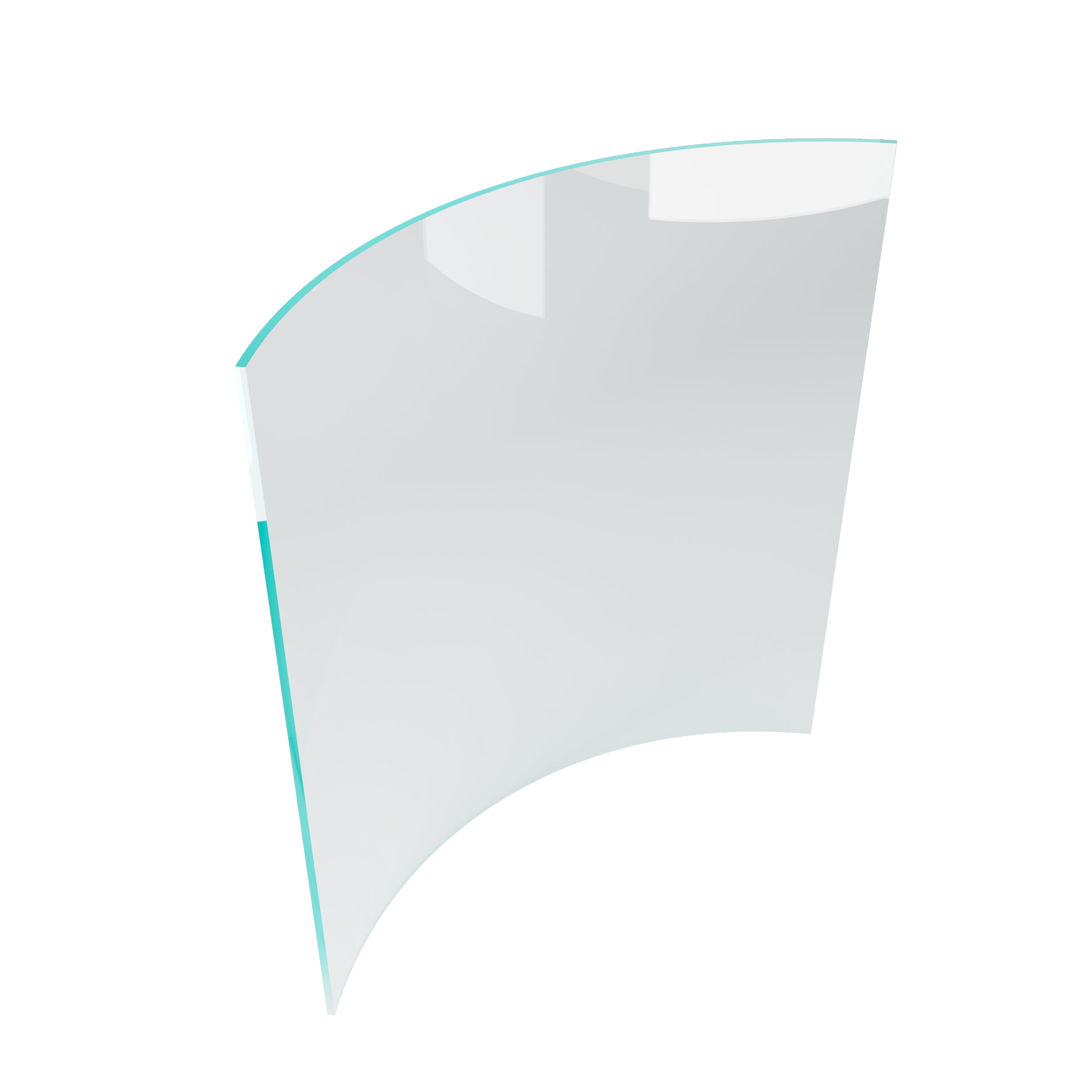 12mm Tempered Clear Curved Glass Pool Fence Panels - 1200mm Height, Custom Width Options | Durable Safety Barrier for Residential & Commercial Pools, Spas & Waterfront Areas