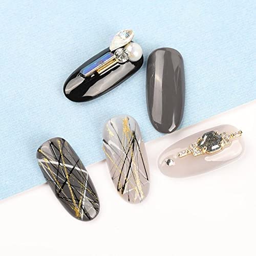 D.B.Z. ® Silver Spider Gel Polish Kit - UV LED Nail Art Paint with Thin Brush for Professional Spider Web Designs | Perfect for Salon, Home Manicure & Nail Art Enthusiasts