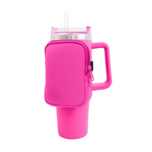 Neoprene Water Bottle Holder for Stanley Quencher 40oz & 20oz - Insulated Sleeve for Adventure, Hiking, Gym & Outdoor Activities