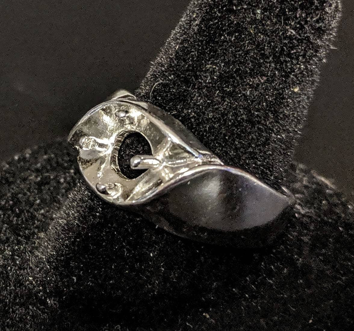 10K Gold or Sterling Silver Men's 6.5mm Round Illusion Pre-Notched Blank Ring - Sizes 9 & 11 (Setting 163 295/143 295) - Perfect for Wedding Bands, Anniversary Gifts & Everyday Jewelry