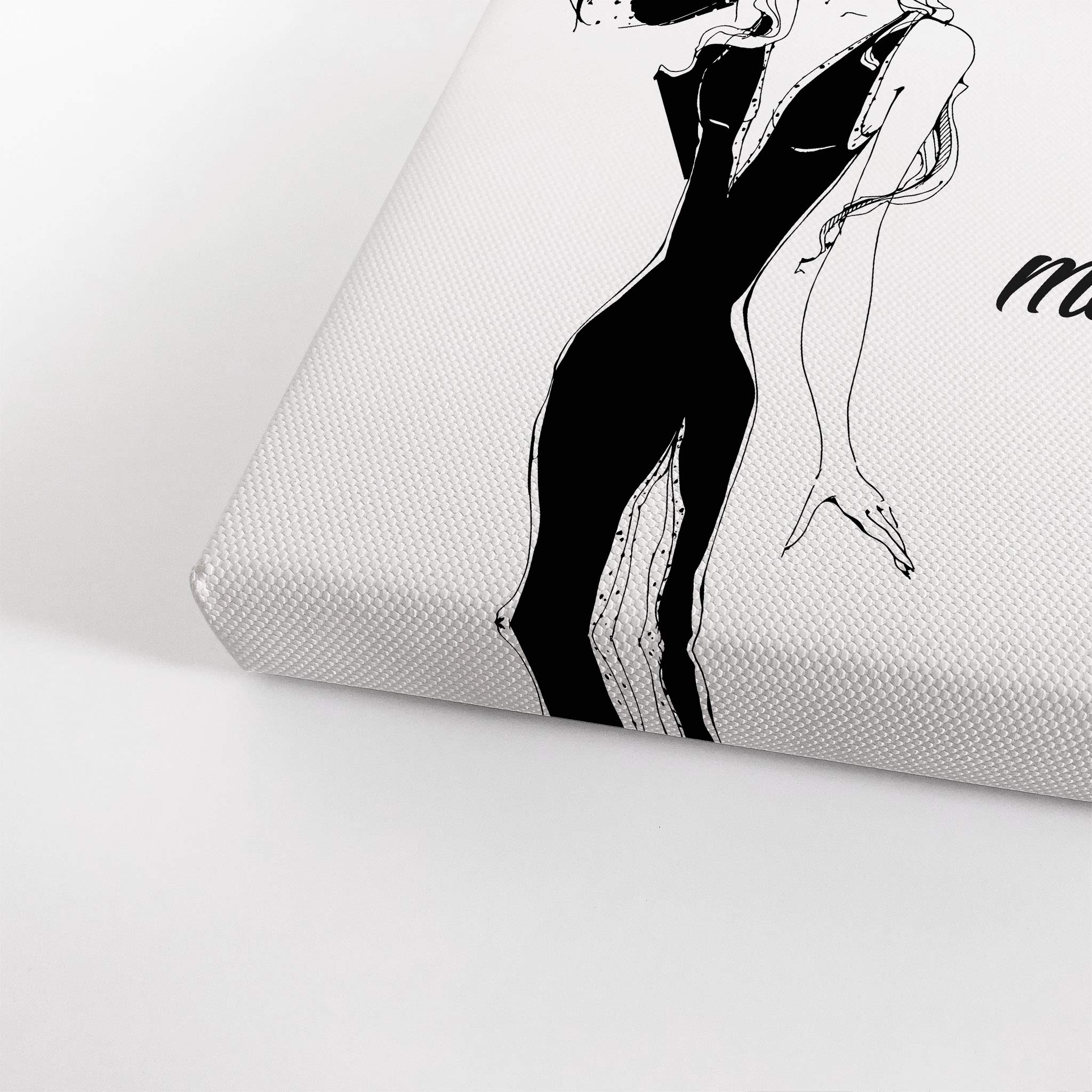 Smile Art Design 'Well Behaved Women Rarely Make History' Marilyn Monroe Quote Canvas Print - Glam Fashion Wall Art for Office, Teen Girl Room, Women's Dorm & Living Room Decor (30x40, Ready to Hang) - Perfect for Feminist Inspiration & Motivational Home Decor