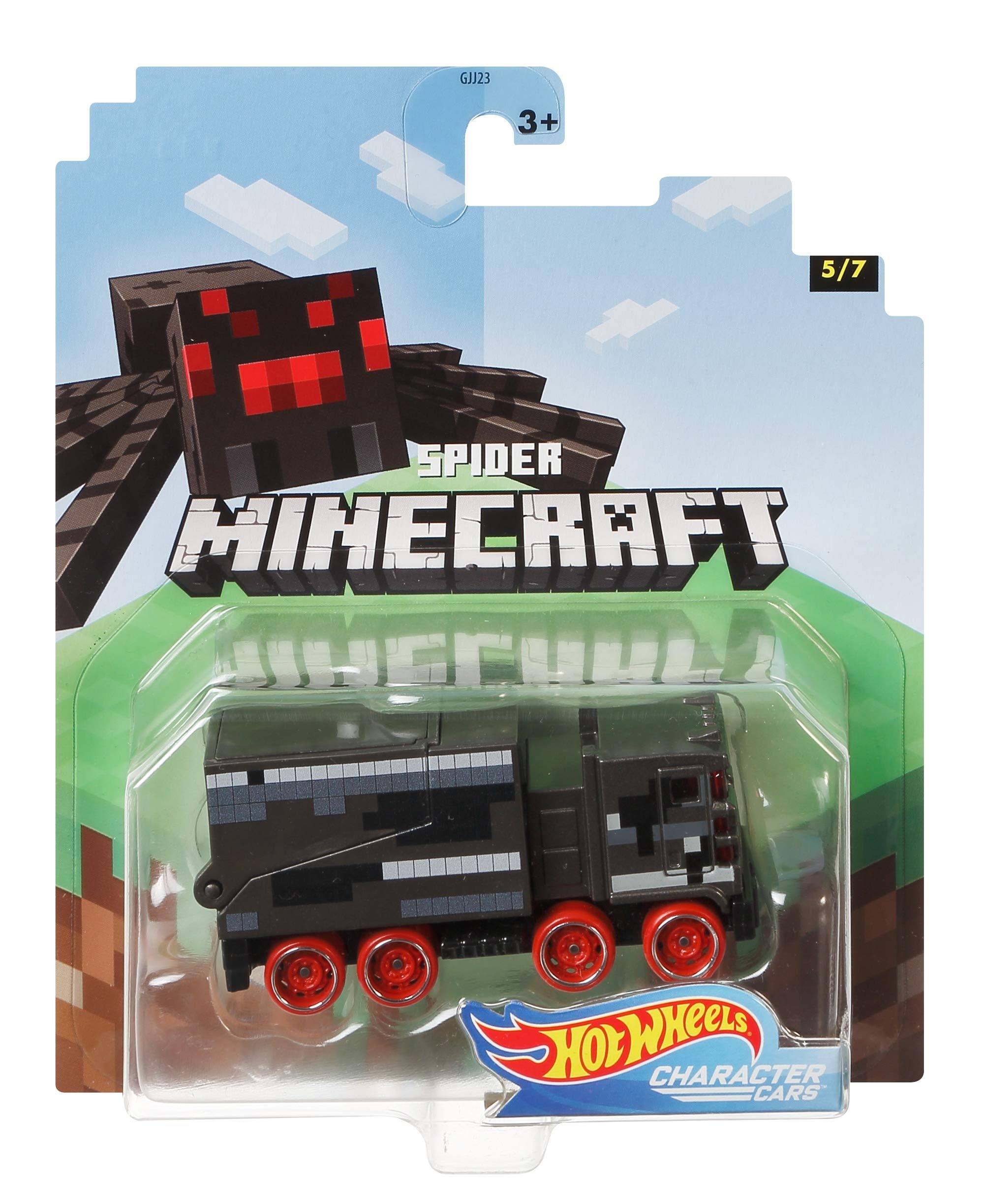 Hot Wheels 2020 Minecraft 1/64 Scale Spider Vehicle Die-Cast Car - Official Gaming Character Collectible Toy for Kids & Adults - Perfect for Play, Display & Gift Giving