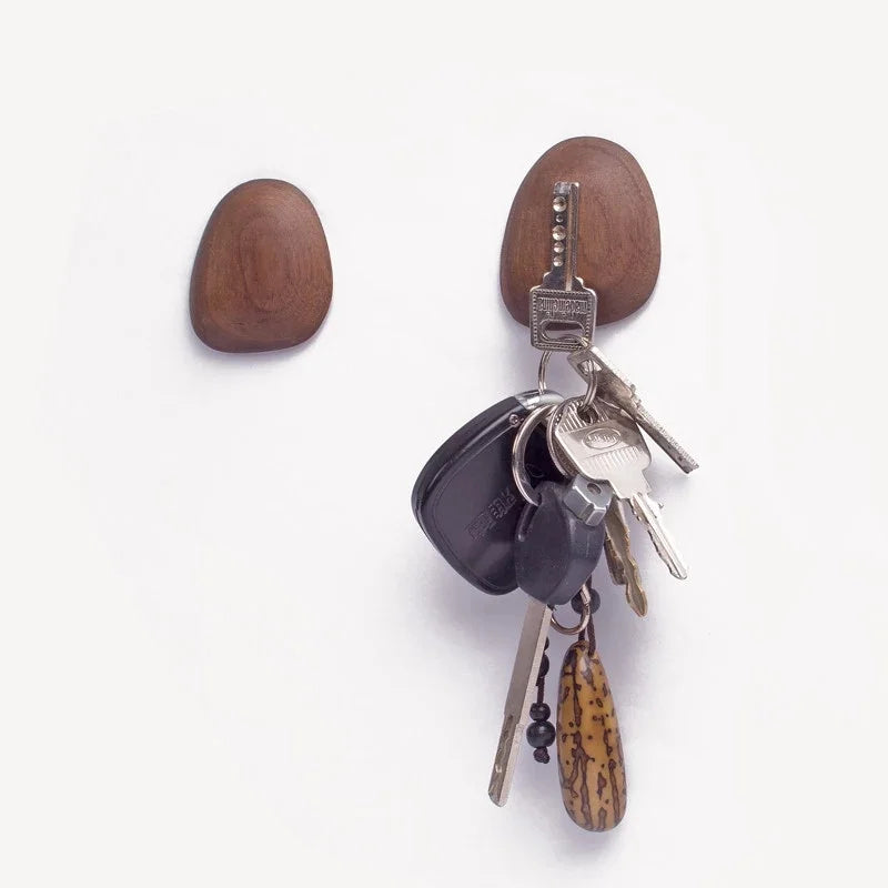 Strong Magnetic Key Holder Hooks - Heavy Duty Wall Mount Organizer for Keys, Kitchen Utensils & Tools - Perfect for Home, Office, Garage Entryway Organization
