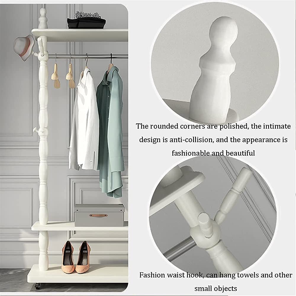 Premium Wall Mounted Hooks for Clothes, Shoes, Hats & Handbags - Space Saving Entryway & Bedroom Organizer - Perfect for Hallways, Closets & Dorm Rooms