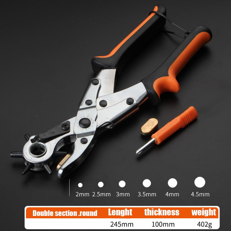 Premium Hole Puncher Tool for Watch Bands & Belts - Adjustable Leather Punch for Straps, Wristbands & Accessories - Perfect for DIY Watch Repair & Belt Resizing at Home or Workshop