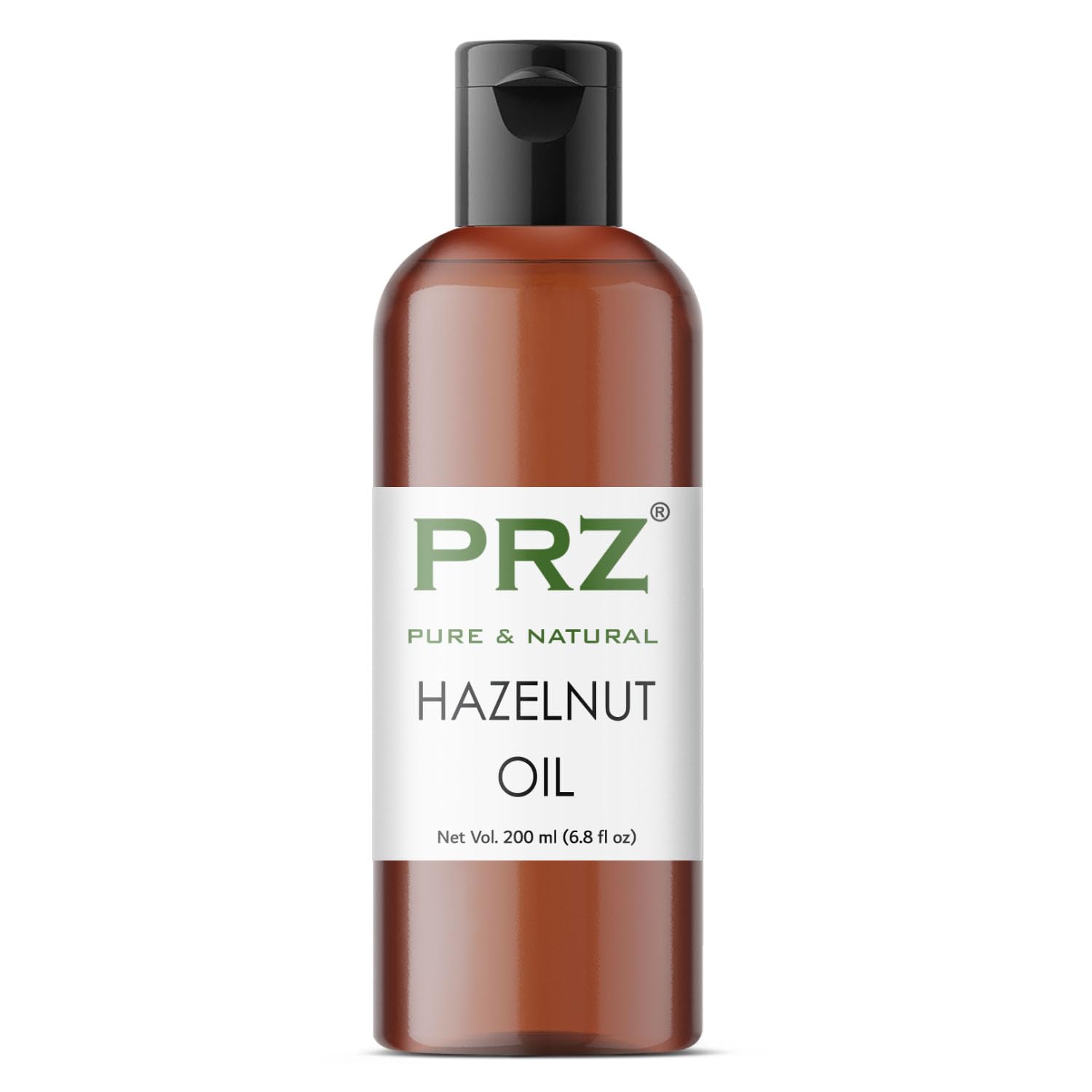 PRZ Hazelnut Oil - Pure Cold Pressed for Skin & Hair Care - 200ml