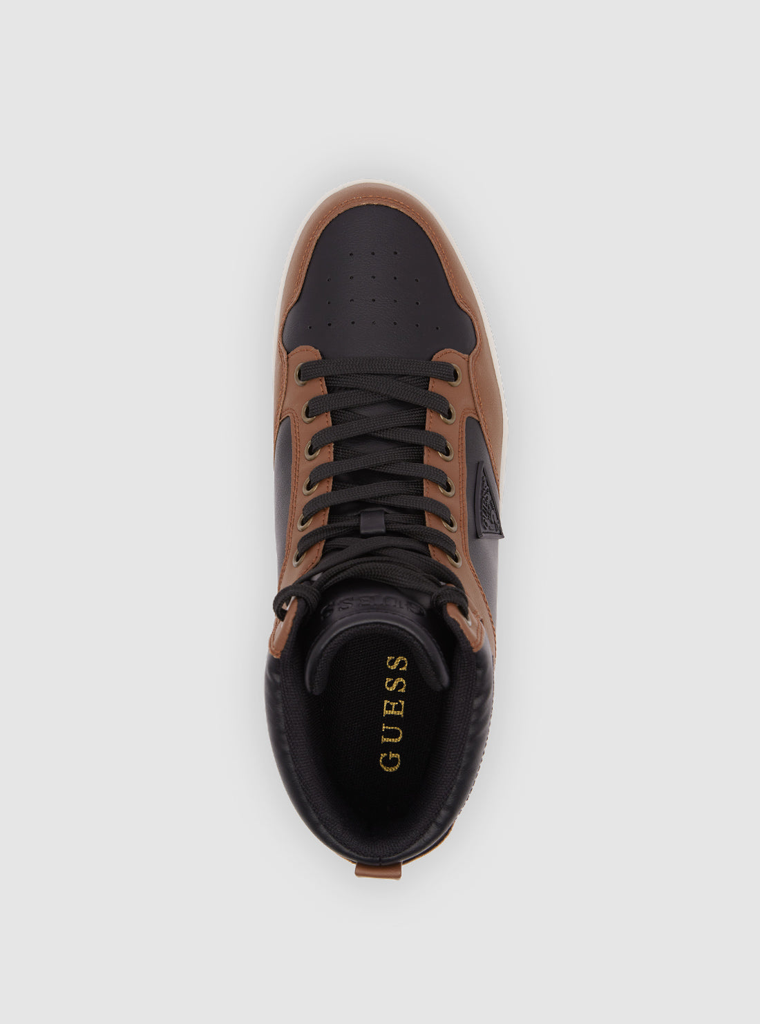 Black & Brown High Top Sneakers for Men & Women - Stylish Retro Basketball Shoes for Casual Wear, Street Fashion & Urban Outfits