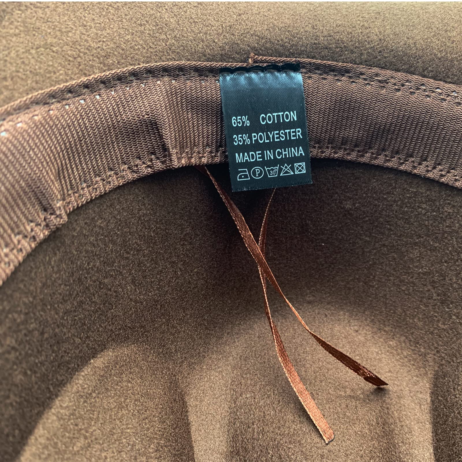 Willheoy Western Cowboy Hat for Women & Men - Adjustable Felt Cowboy Hat with Shapeable Brim - Perfect for Rodeo, Country Music Festivals & Outdoor Adventures
